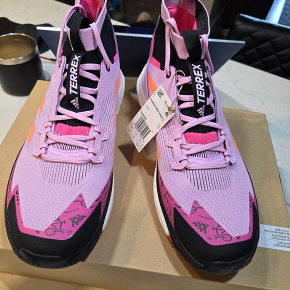 Adidas Terrex Free Hiker 2.0 Bliss Lilac GZ0684 MENS SIZE 12 TRAIL SHOES BOOTS - Picture 4 of 15